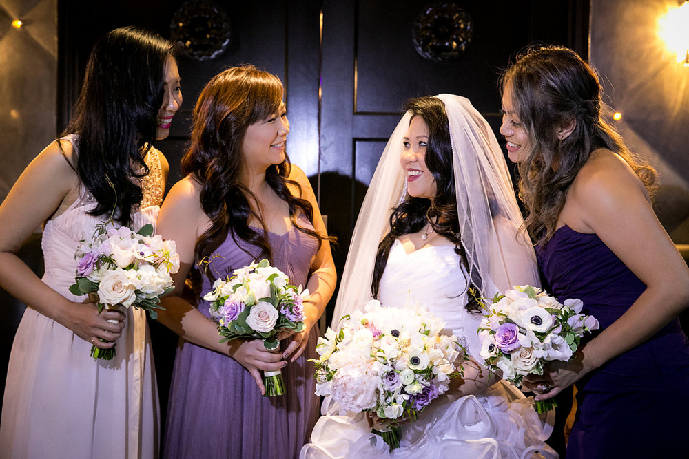 Los Angeles Wedding Bride and Bridesmaids