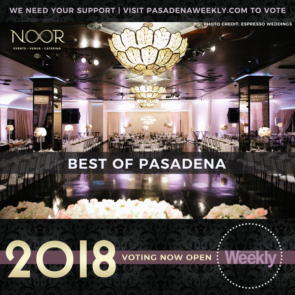 Best of Pasadena Awards 2018 Best Wedding Venue