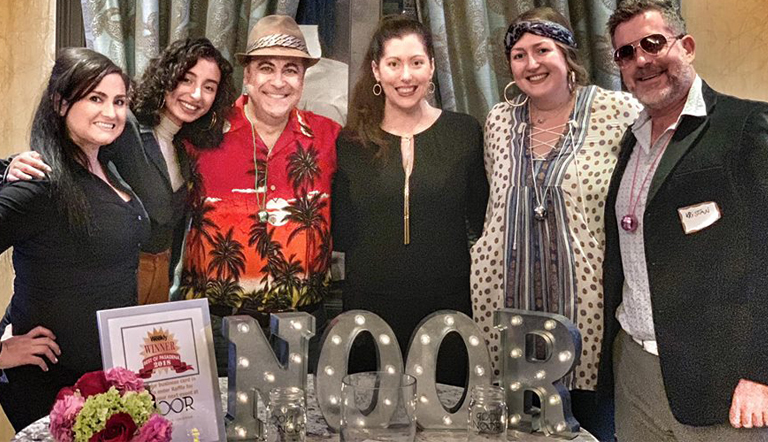 The NOOR Team Celebrating Best Venue of Pasadena Award