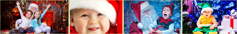 Pictures of Children with Santa for Breakfast with Santa at NOOR