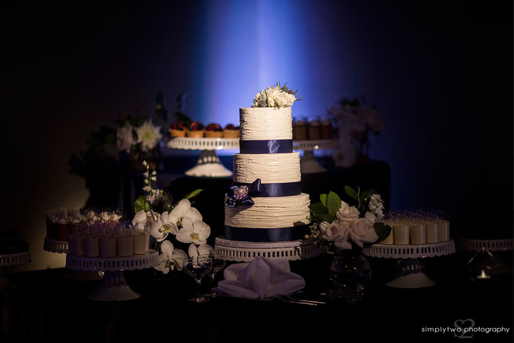 noor wedding pasadena wedding reception dessert table