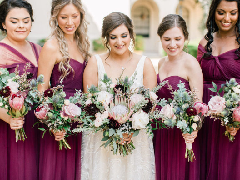 A Burgundy and Blush Dream Wedding at NOOR | NOOR