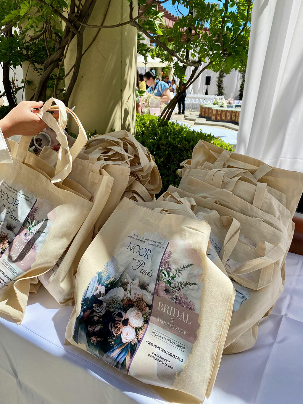 noor in paris wedding show free gift bags
